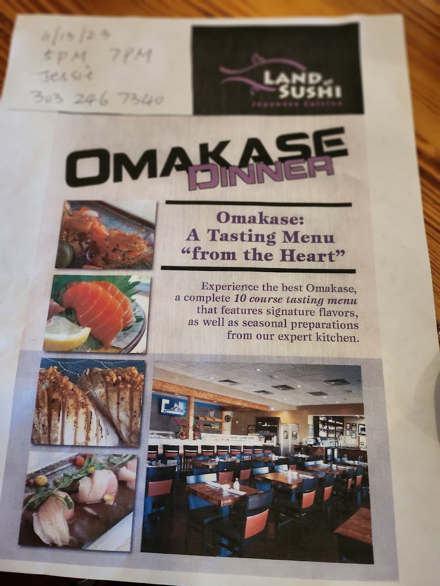 Menu Land Of Sushi-10